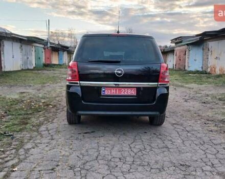 Черный Опель Зафира, объемом двигателя 1.6 л и пробегом 225 тыс. км за 6700 $, фото 5 на Automoto.ua