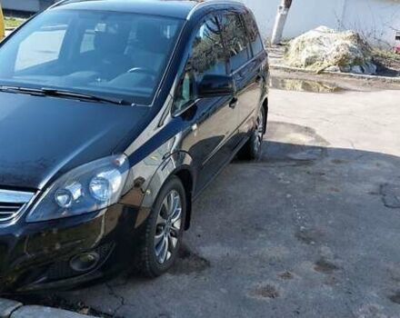 Черный Опель Зафира, объемом двигателя 1.7 л и пробегом 220 тыс. км за 7200 $, фото 34 на Automoto.ua