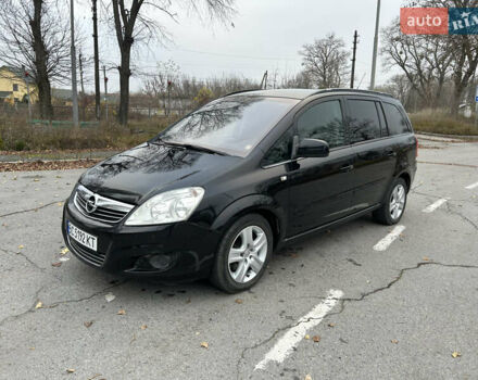 Черный Опель Зафира, объемом двигателя 1.91 л и пробегом 278 тыс. км за 6400 $, фото 6 на Automoto.ua