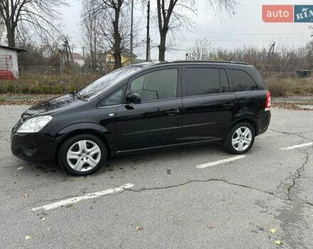 Черный Опель Зафира, объемом двигателя 1.91 л и пробегом 278 тыс. км за 6400 $, фото 17 на Automoto.ua