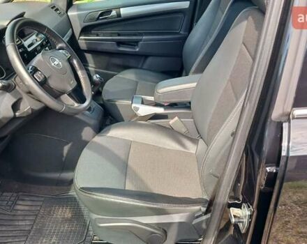 Черный Опель Зафира, объемом двигателя 1.6 л и пробегом 225 тыс. км за 6700 $, фото 13 на Automoto.ua