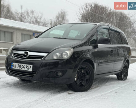 Черный Опель Зафира, объемом двигателя 1.7 л и пробегом 244 тыс. км за 7499 $, фото 18 на Automoto.ua