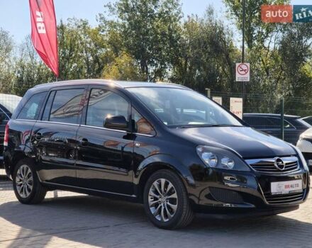 Черный Опель Зафира, объемом двигателя 2.2 л и пробегом 165 тыс. км за 8699 $, фото 8 на Automoto.ua