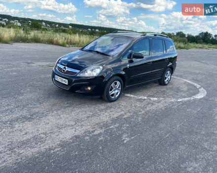 Черный Опель Зафира, объемом двигателя 1.6 л и пробегом 249 тыс. км за 6700 $, фото 7 на Automoto.ua