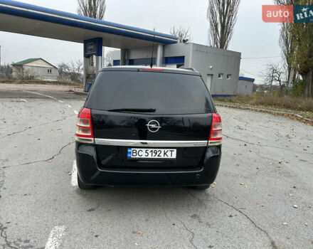 Черный Опель Зафира, объемом двигателя 1.91 л и пробегом 278 тыс. км за 6400 $, фото 19 на Automoto.ua