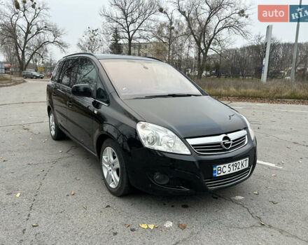 Черный Опель Зафира, объемом двигателя 1.91 л и пробегом 278 тыс. км за 6400 $, фото 2 на Automoto.ua