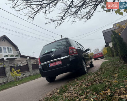 Черный Опель Зафира, объемом двигателя 1.6 л и пробегом 201 тыс. км за 7100 $, фото 19 на Automoto.ua