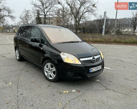 Черный Опель Зафира, объемом двигателя 1.91 л и пробегом 278 тыс. км за 6400 $, фото 1 на Automoto.ua