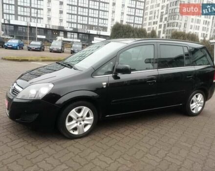 Черный Опель Зафира, объемом двигателя 1.7 л и пробегом 244 тыс. км за 7650 $, фото 11 на Automoto.ua