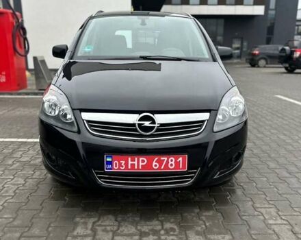 Черный Опель Зафира, объемом двигателя 1.6 л и пробегом 177 тыс. км за 7600 $, фото 1 на Automoto.ua