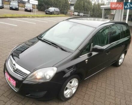 Черный Опель Зафира, объемом двигателя 1.7 л и пробегом 244 тыс. км за 7650 $, фото 5 на Automoto.ua