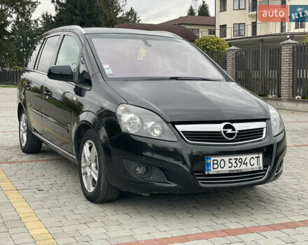 Черный Опель Зафира, объемом двигателя 1.7 л и пробегом 278 тыс. км за 7300 $, фото 5 на Automoto.ua