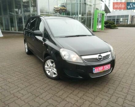 Черный Опель Зафира, объемом двигателя 1.7 л и пробегом 244 тыс. км за 7650 $, фото 1 на Automoto.ua