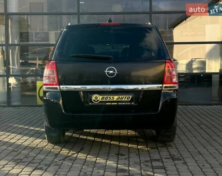Черный Опель Зафира, объемом двигателя 1.69 л и пробегом 264 тыс. км за 6800 $, фото 5 на Automoto.ua
