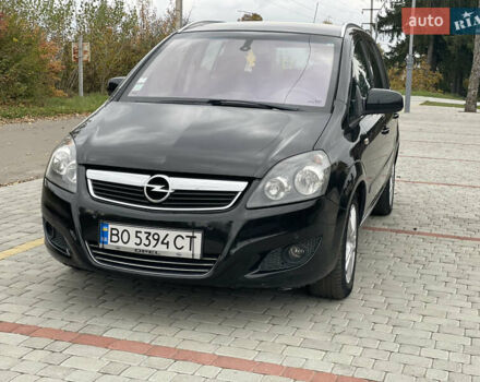Черный Опель Зафира, объемом двигателя 1.7 л и пробегом 278 тыс. км за 7300 $, фото 3 на Automoto.ua