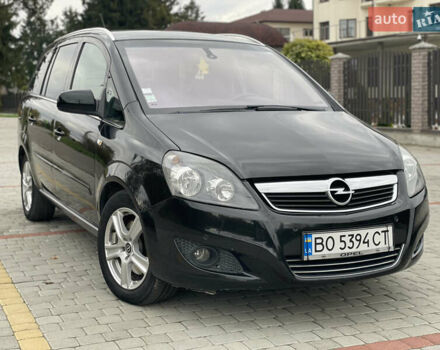 Черный Опель Зафира, объемом двигателя 1.7 л и пробегом 278 тыс. км за 7300 $, фото 15 на Automoto.ua