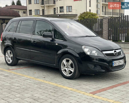 Черный Опель Зафира, объемом двигателя 1.7 л и пробегом 278 тыс. км за 7300 $, фото 7 на Automoto.ua