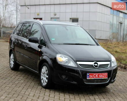 Черный Опель Зафира, объемом двигателя 1.8 л и пробегом 220 тыс. км за 7499 $, фото 12 на Automoto.ua