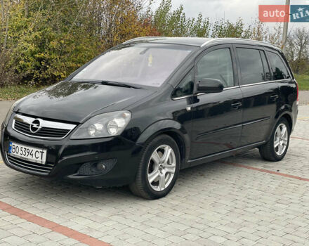 Черный Опель Зафира, объемом двигателя 1.7 л и пробегом 278 тыс. км за 7300 $, фото 1 на Automoto.ua