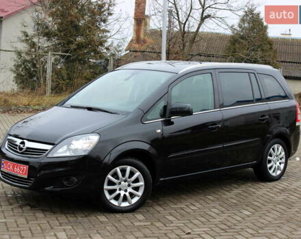Черный Опель Зафира, объемом двигателя 1.8 л и пробегом 220 тыс. км за 7499 $, фото 9 на Automoto.ua