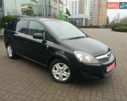 Черный Опель Зафира, объемом двигателя 1.7 л и пробегом 244 тыс. км за 7650 $, фото 10 на Automoto.ua