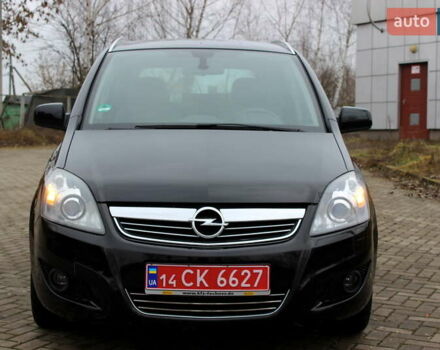 Черный Опель Зафира, объемом двигателя 1.8 л и пробегом 220 тыс. км за 7499 $, фото 14 на Automoto.ua