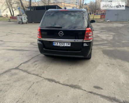 Черный Опель Зафира, объемом двигателя 1.69 л и пробегом 264 тыс. км за 7300 $, фото 3 на Automoto.ua