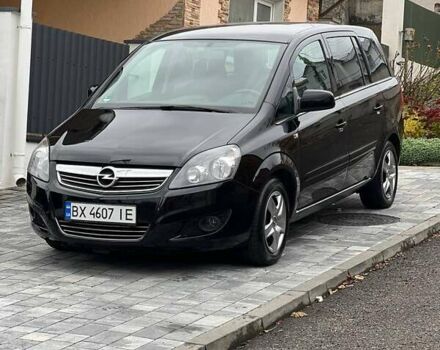 Черный Опель Зафира, объемом двигателя 1.6 л и пробегом 221 тыс. км за 6999 $, фото 5 на Automoto.ua