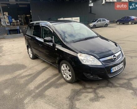Черный Опель Зафира, объемом двигателя 1.69 л и пробегом 264 тыс. км за 7300 $, фото 1 на Automoto.ua