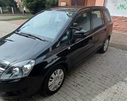 Черный Опель Зафира, объемом двигателя 1.69 л и пробегом 215 тыс. км за 7000 $, фото 14 на Automoto.ua