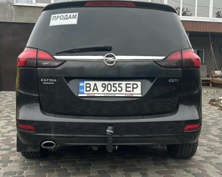 Черный Опель Зафира, объемом двигателя 2 л и пробегом 235 тыс. км за 9700 $, фото 3 на Automoto.ua