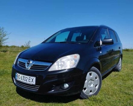 Черный Опель Зафира, объемом двигателя 1.6 л и пробегом 220 тыс. км за 6500 $, фото 1 на Automoto.ua