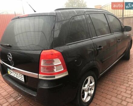 Черный Опель Зафира, объемом двигателя 1.8 л и пробегом 175 тыс. км за 7500 $, фото 5 на Automoto.ua