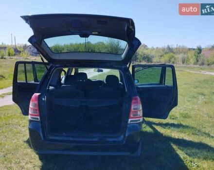 Черный Опель Зафира, объемом двигателя 1.6 л и пробегом 219 тыс. км за 7000 $, фото 27 на Automoto.ua