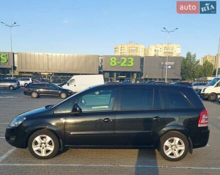 Черный Опель Зафира, объемом двигателя 1.8 л и пробегом 205 тыс. км за 7500 $, фото 1 на Automoto.ua
