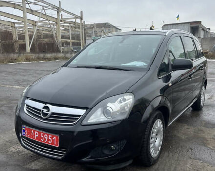 Черный Опель Зафира, объемом двигателя 1.8 л и пробегом 211 тыс. км за 8000 $, фото 17 на Automoto.ua