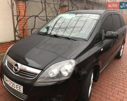 Черный Опель Зафира, объемом двигателя 1.8 л и пробегом 175 тыс. км за 7500 $, фото 3 на Automoto.ua