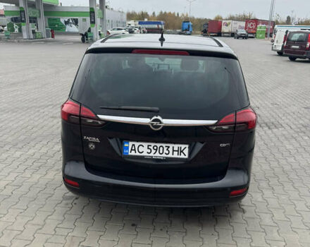 Опель Зафира 2012 в Луцке на Automoto.ua Черный Опель Зафира, объемом двигателя 1.96 л и пробегом 283 тыс. км за 11500 $, фото 4 на Automoto.ua