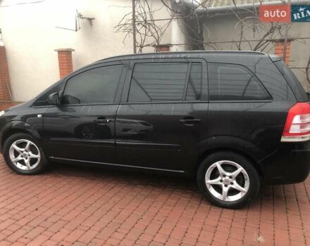 Черный Опель Зафира, объемом двигателя 1.8 л и пробегом 175 тыс. км за 7500 $, фото 2 на Automoto.ua