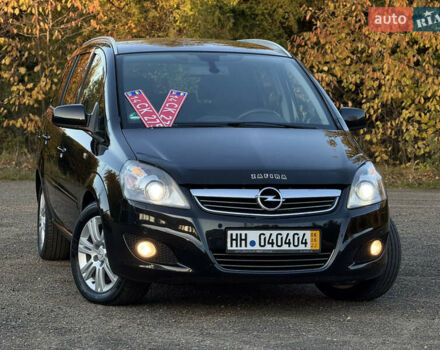 Черный Опель Зафира, объемом двигателя 1.7 л и пробегом 189 тыс. км за 8350 $, фото 7 на Automoto.ua
