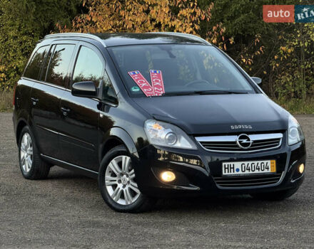 Черный Опель Зафира, объемом двигателя 1.7 л и пробегом 189 тыс. км за 8350 $, фото 132 на Automoto.ua