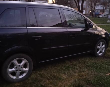 Черный Опель Зафира, объемом двигателя 1.7 л и пробегом 278 тыс. км за 9800 $, фото 8 на Automoto.ua