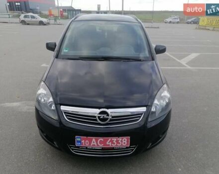 Черный Опель Зафира, объемом двигателя 1.8 л и пробегом 218 тыс. км за 6900 $, фото 3 на Automoto.ua