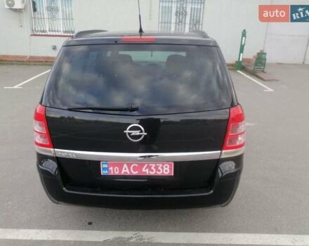 Черный Опель Зафира, объемом двигателя 1.8 л и пробегом 218 тыс. км за 6900 $, фото 1 на Automoto.ua