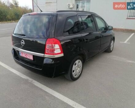 Черный Опель Зафира, объемом двигателя 1.8 л и пробегом 218 тыс. км за 6900 $, фото 5 на Automoto.ua