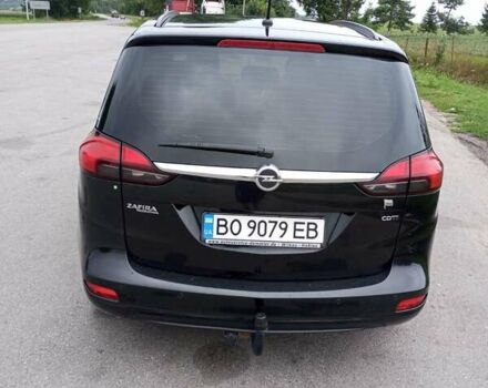 Черный Опель Зафира, объемом двигателя 2 л и пробегом 185 тыс. км за 11500 $, фото 1 на Automoto.ua