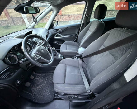 Черный Опель Зафира, объемом двигателя 1.6 л и пробегом 215 тыс. км за 9399 $, фото 17 на Automoto.ua