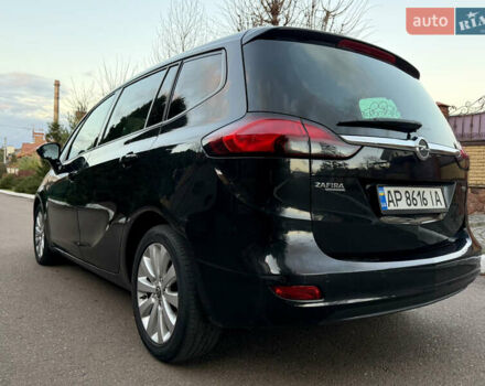 Черный Опель Зафира, объемом двигателя 1.6 л и пробегом 215 тыс. км за 9399 $, фото 13 на Automoto.ua