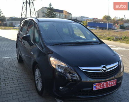 Черный Опель Зафира, объемом двигателя 1.96 л и пробегом 165 тыс. км за 13200 $, фото 1 на Automoto.ua