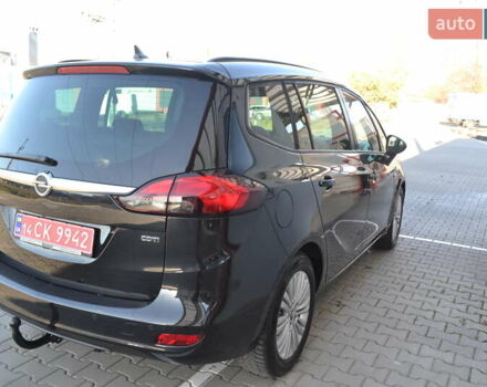 Черный Опель Зафира, объемом двигателя 1.96 л и пробегом 165 тыс. км за 13200 $, фото 6 на Automoto.ua